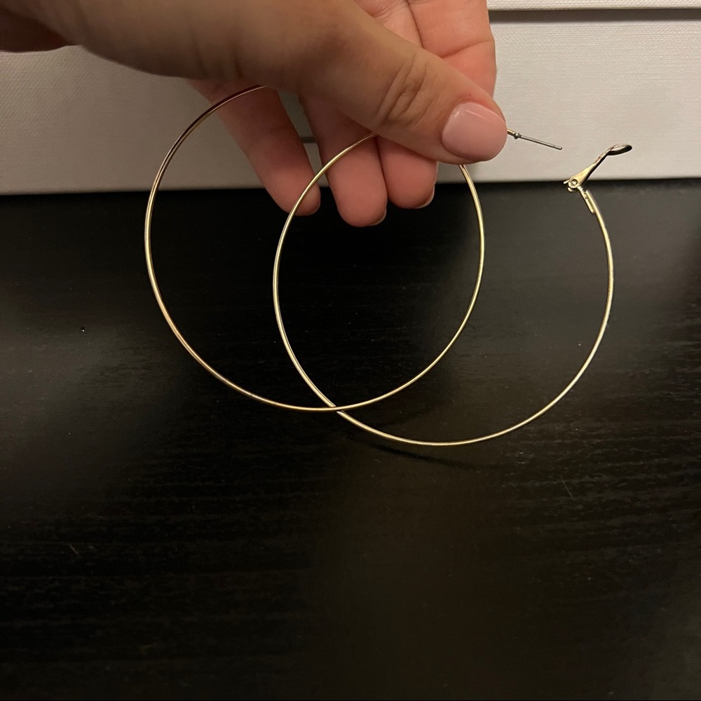 Gold Hoop Earrings